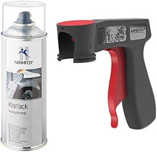 AUPROTEC Hochglanz Klarlack High Speed Spezial Kombinations Lack Versiegelung 1x 400ml + 1x Original Pistolengriff