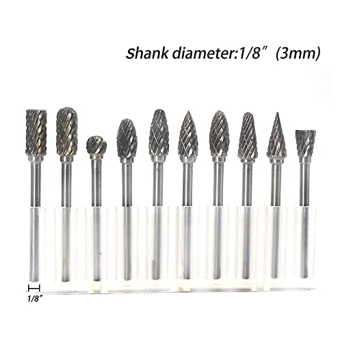 Set de fresas de carburo sólido Tungsteno 20 piezas miniatura 5