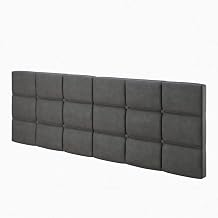 Cabeceira Painel Dobrável Cama Box Luna Casal 1,40 Cinza