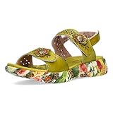 SAVOIR-FAIRE EXCEPTIONNEL : Chaque paire témoigne du souci du détail qui fait la renommée de Laura Vita. Les surfaces texturées et les appliqués minutieusement réalisés démontrent un savoir-faire supérieur et font de ces sandales un produit durable et de haute qualité pour une clientèle exigeante.