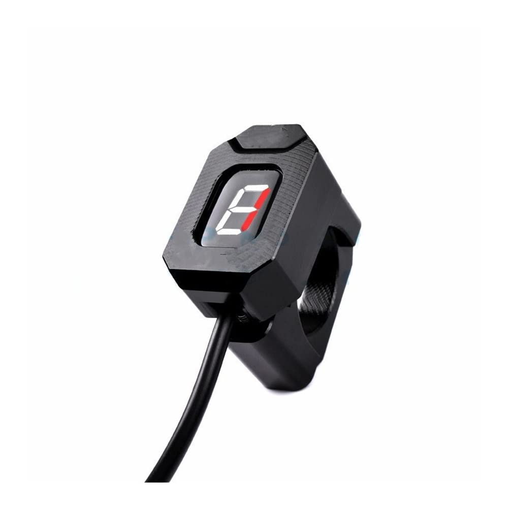 Indicador Marchas Moto Medidor Digital de Velocidad L para Moto, indicador Marcha 1-6 Niveles Apto para Bolt Non ABS 2013 2014 2015 2016 Rojo Azul Verde A109