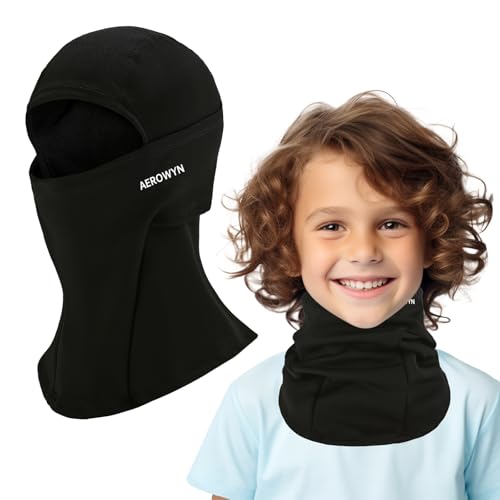 AEROWYN Kinder Sturmhaube Jungen Balaclava 4-13 Winter Skimaske...