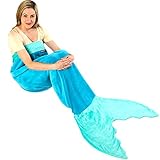 Blankie Tails Mermaid Tail Blanket (Adult/Teen Size) (Ocean Blue/Aqua)