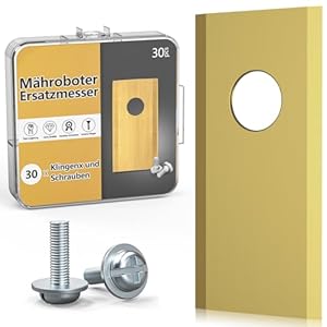 TBoonor 30x Mähroboter Ersatzmesser Titan Klingen