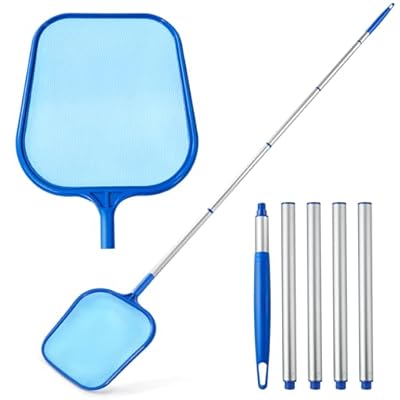 Pool Skimmer - Pool Skimmer Net with 5 Section ...