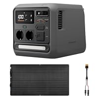 DJI Power 1000 Mini tragbare Powerstation, 1008-Wh-LFP-Akku, kompakte Größe, maximale Ausgangsleistung 1000 W, flexibles Solarpanel 200 W, Outdoor-Generator für Camping, Wohnmobile, Roadtrips – Ansicht 1