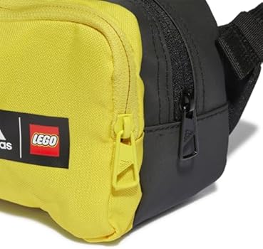 Adidas DSX69 Classic Lego(R) Waist Bag, Kids, Black/Yellow/Shock