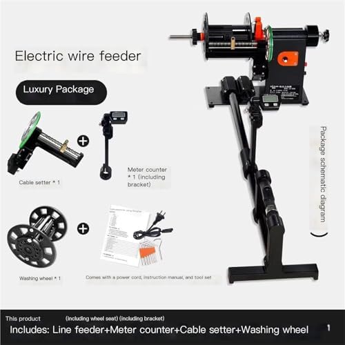 Professional Electric Fishing Line Winder - Adjustable Brake, 0-300 RPM Speed Control, Anti-Twist Technology | Universal Spooling Station for & Trolling Reels
