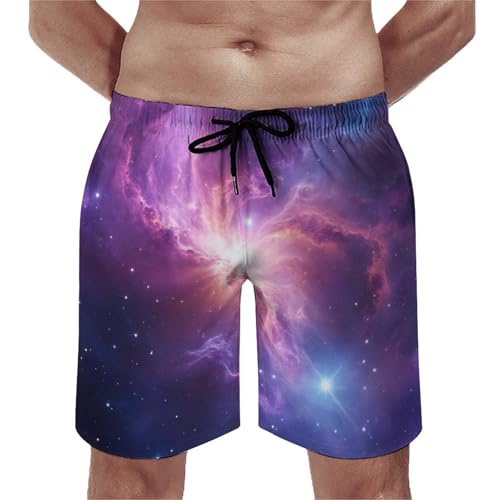 Fashion Swim Trunks with Drawstring, Soft Quick Dry Mesh Lining Beach Shorts Summer Vacation Swimwear4