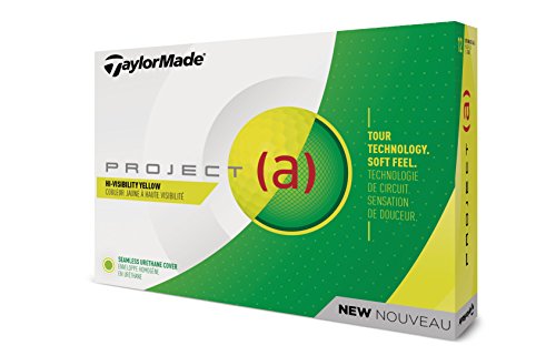 TaylorMade TM18 Proj(A) Yellow Stkr DZ Project (A) Golf Ball Yellow (Dozen)