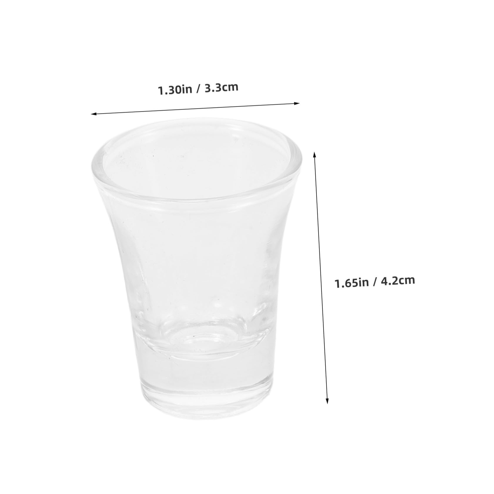 Ensemble de 24 Petits Verres à Shot en Verre Cristal Élégant 15ml Réutilisables et Portables pour Fêtes Religieuses et Réunions Familiales