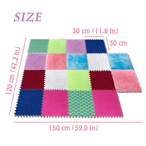 Tapis de sol sensoriel en mousse doux et durable carreaux emboîtables