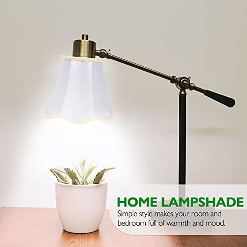 Osaladi Lamp Shades Modern Cloth Lamp Shade, Wave Bottom Light Cover, Clip- Bubble Type Lampshade, Light Cover, Household Lamp Screen For Table/Floor Lamp, Hanging Light () Home Decor #TOP4