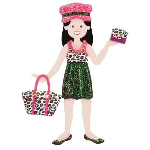 Melissa and Doug Deluxe Puffy Sticker Album - Day of Glamour