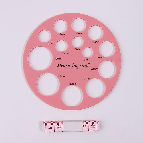 Regla de silicona para medir diámetro de pezón miniatura 3