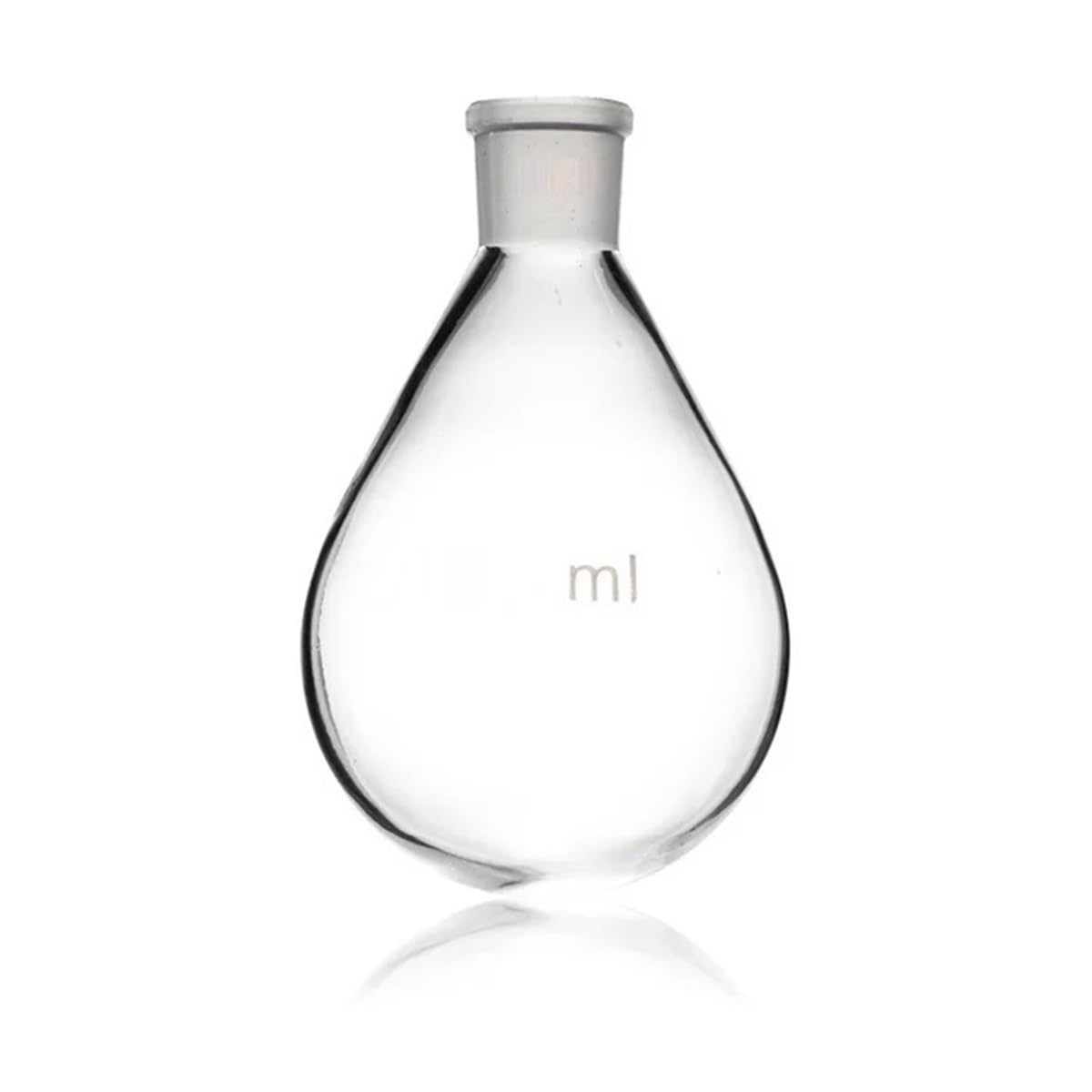 Flacon de 25 ml en verre borosilicaté à fond rond et col rodé standard pour labo - 3