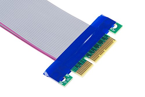 Knacro Pci-E 4X Extension Cable Pci-E4X Extension Card For 1U 2U #TOP5