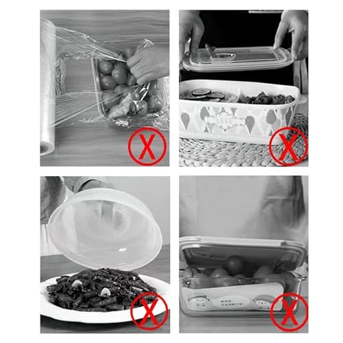 Image of Thickened Transparent Dust Cover, Upgrade Elastic Fresh Keeping Bags Universal Kitchen Wrap Seal Bags, Stretch Plastic Food Storage Covers for Food Fruit Vegetable Outdoor Picnic (35x47in,20pcs)
