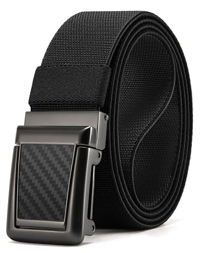 Image of CHAOREN Tactical Belt Men - 1.5 inch Stretch Work Belt with Zinc Alloy Buckle | Quick Release, Zinc Alloy Buckle, Heavy Duty, Stretchy Nylon, Military, Hiking, EDC, EMT, EMS