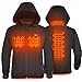 Produktbild Herren Beheizbare Jacke,Wasserdicht Winddicht warm Softshell Winterjacke mit QC3.0 14400MAH Akku,3 Einstellbar Temperatur Elektrischer Beheizte Jacken für Outdoor Wandern Jagd Motorrad Camping