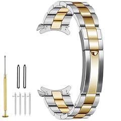 Brushed&Mid Polished Silver Gold(Curved End)