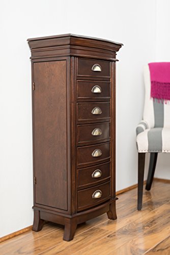 Hives and Honey Alexa Jewelry Armoire, Large, WALNUT - Image 3