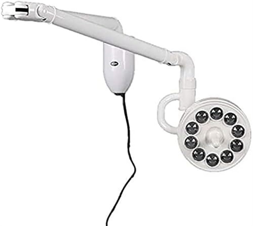 Lámpara de exploración LED dental médica colgante Lámpara de exploración médica de techo 30 W Lámpara de exploración quirúrgica for cirugía estética y plástica, clínicas dentales, otorrinolaringología