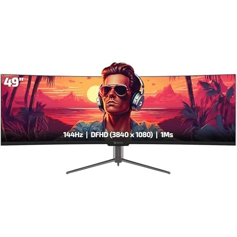 GAMEPOWER 49 inch Curved Gaming Monitor Cover