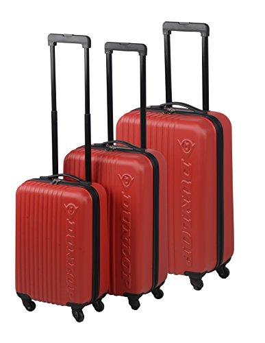 Set de bagages Dunlop 120L : la grande valise 65 cm rouge pour voyager en famille