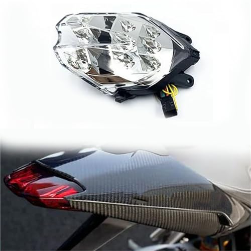 Luz de freno trasera con giro integrado para Triumph Street Triple RS 765 de 2019 a 2022