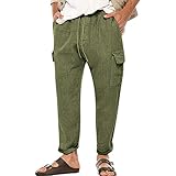 Sporthose Herren Lang Leicht Sommerhose Große Größen Atmungsaktive Haremshose Haremshose Lockere Passform Stretchbundhose Sweatpants Laufhose Chinohose Freizeithose Outdoor Army Combat Funktionshose