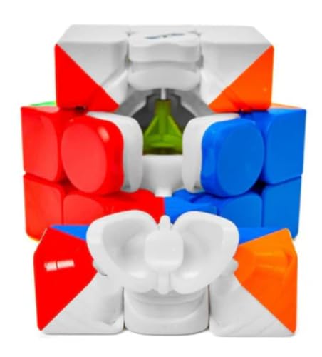 Image of QY Toys Warriorr M Pro 3x3 Magnetic Speed Cube - Stickerless, Smooth & Fast Turning Speedcube for Beginners & Pros | Stable Magnetic 3x3 Puzzle