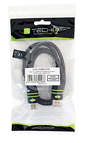 Cable HDMI de 5 metros Techly para conectar PC alejado de la pantalla 2