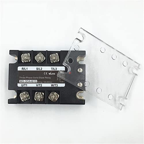 Relais statique 3 phase SSR-10DA commutation silencieuse haute puissance 480V