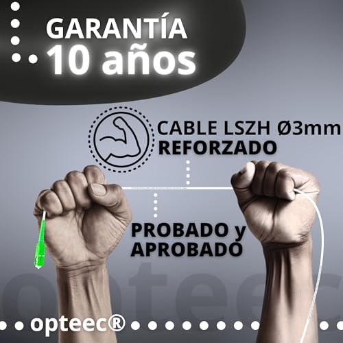 Latiguillo simplex monomodo blindado SC/APC de 30M con compatibilidad total 4