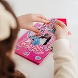 Barbie Diamond Paint Diary, Pink Sparkle Journal with Decorative Stickers - Image 2
