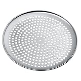 Cabilock Pizza Pan for Oven Pizza Pan with Holes Stainless steel Pizza Tray for Ovenn Round Baking P