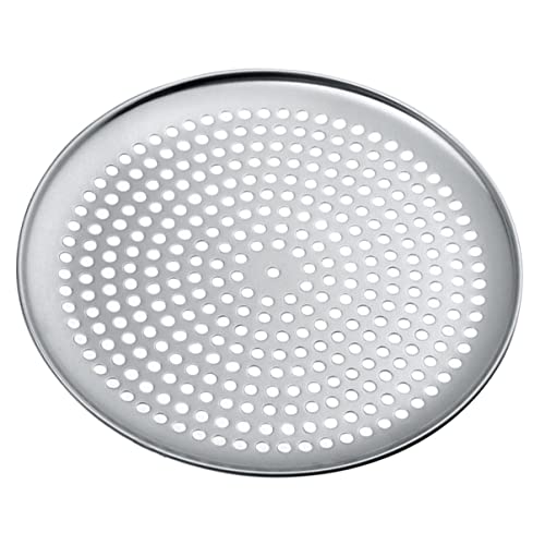 Cabilock Pizza Pan For Oven Pizza Pan With Holes Stainless Steel Pizza Tray For Ovenn Round Baking Pan Pizza For Oven Pan Round Perforated Metal Round Pie Pan #TOP30
