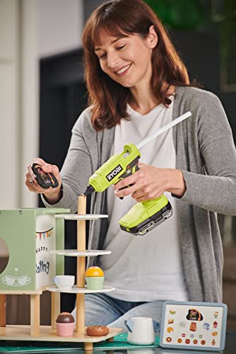 Ryobi - Pistolet à colle Ø 11 mm 18V ONE+ - livré avec 3 bâtons de colle (sans batterie ni chargeur) - RGLU18-0