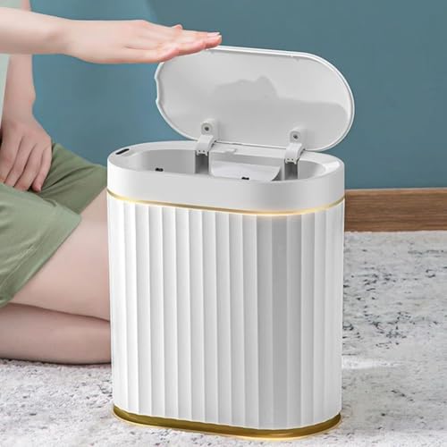 Cubo de basura de lujo con sensor automático y diseño de 7L 7