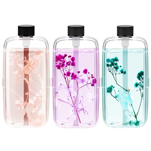 nimin Juego de aceites esenciales naturales – Aceites de aromaterapia a base de plantas para difusor de flores preservadas, romance, campanilla de viento azul, lavanda, comodidad y relajación, 3 x 80