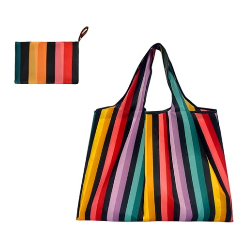 Borse per la Spesa Pieghevoli, Sacchetti per la Spesa Riutilizzabili, Borsa della Spesa Ecologiche, Borse Spesa Riutilizzabile, Sacchetti per Spesa Portatile Lavabili per Viaggi