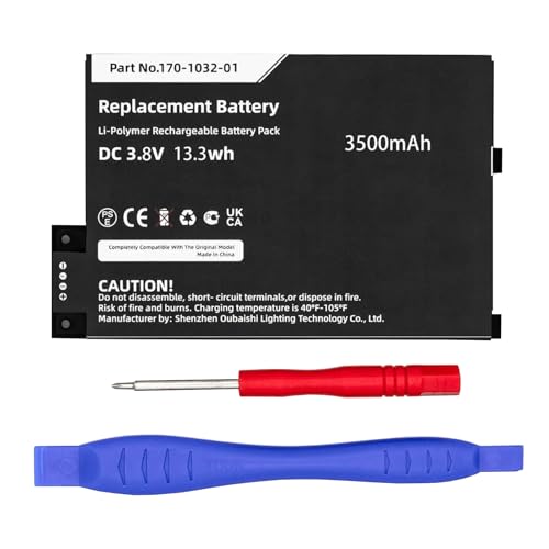 3500mAh Replacement Battery Compatible with Kind-le 3 III 3G Wi-fi Keyboard Graphite D00901 eReader S11GTSF01A GP-S10-346392-0100 170-1032-01 170-1032-00 Upgrade Battery