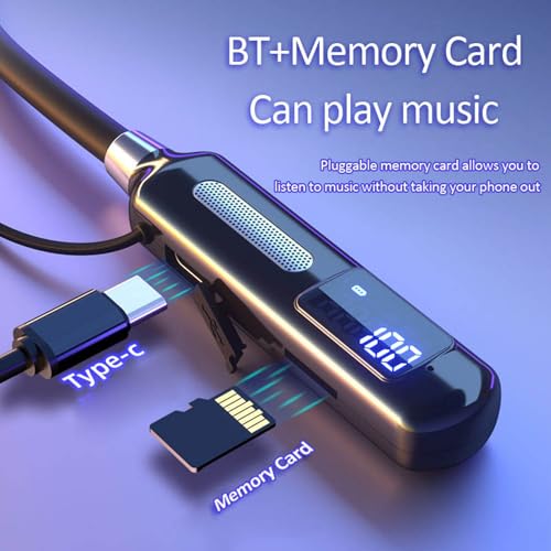 Image of iFAST Digital Display Motion Sensors (Step Counting; Stopwatch etc.) |Noise Reduction; Voice Assistance; Dual Pairing; Plug-in Cards Mode [ Black ]