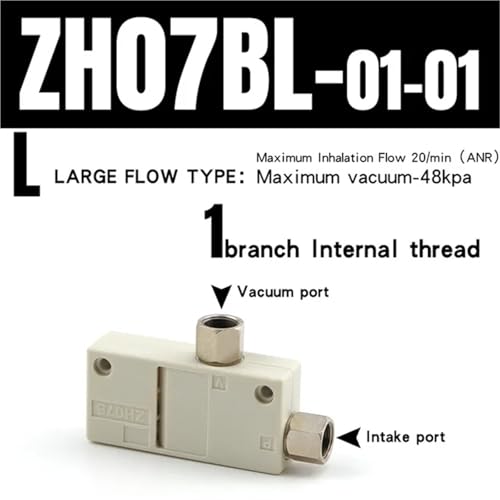 Générateur de vide ZH07BL-01-01 éjecteur pneumatique simple