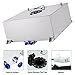 20 Gallon Fuel Cell 80L Universal Gas Tank Aluminum Polished Racing Drift Fuel Tank with Level Sender & 6AN 12FT Fuel Line Kit, Quick Release Fuel Cap, Silver