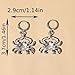 Hawaiian style oil dripping crab earrings for women, European and American fashion creative earrings