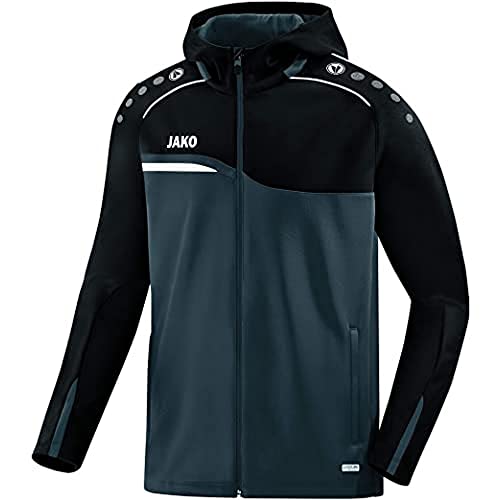 Preisvergleich Produktbild JAKO Damen Kapuzenjacke Competition 2.0, anthrazit / schwarz, 44, 6818