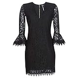 SCHWARZ Guess Damen Larina Dress Kleid, Schwarz (Jet Black A996 Jblk), Small