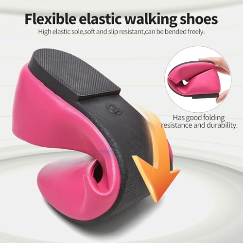 Image of Hash Bubbie Women's Flats Shoes Ballet Flats Dress Shoes Comfortable PU Leather Slip on Shoes for Women